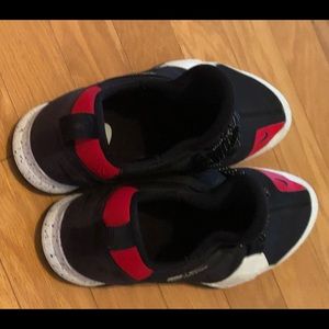 Men’s Black, Red, and White Nike Tech Trainer Size 14 shoes;used good condition